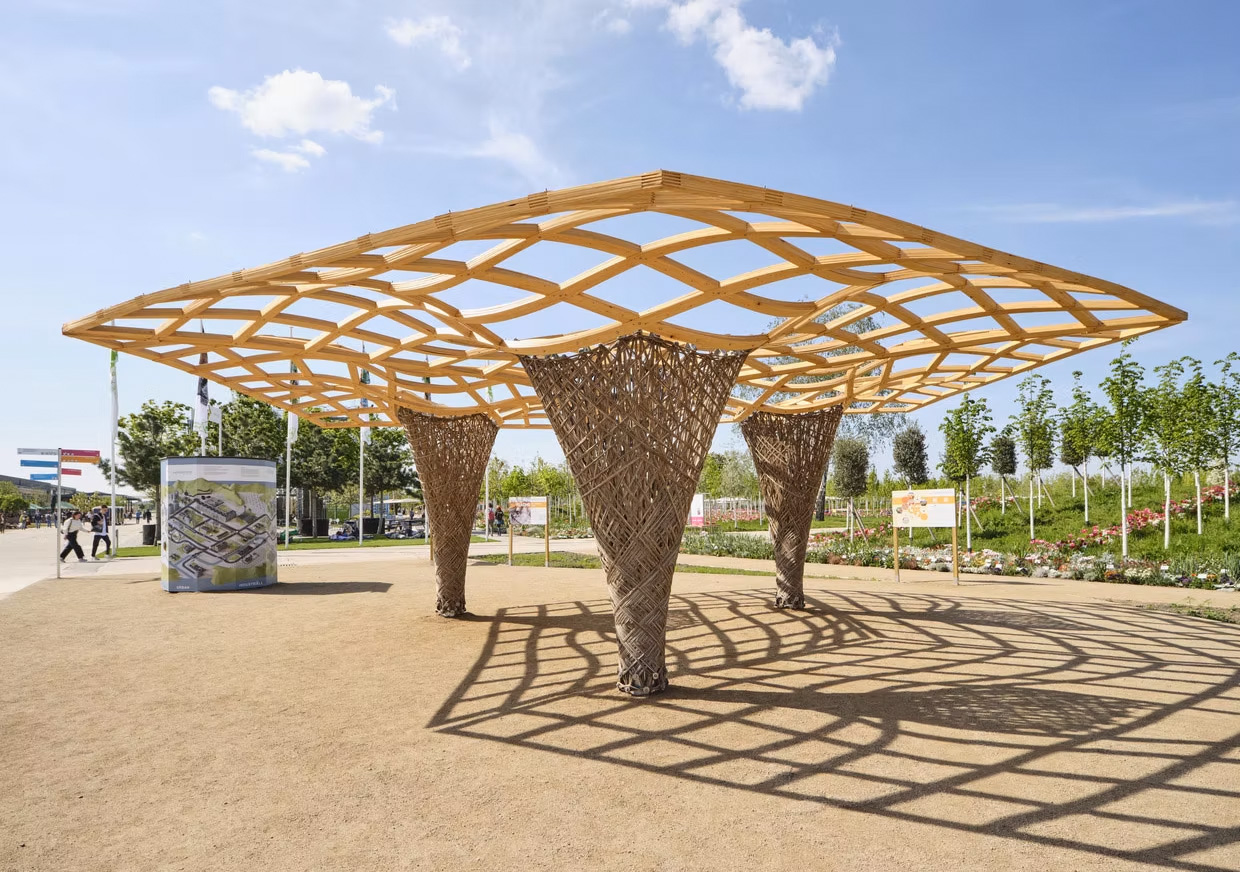 ReGrow Timber Canopy, Bundesgartenschau, Mannheim, 2023