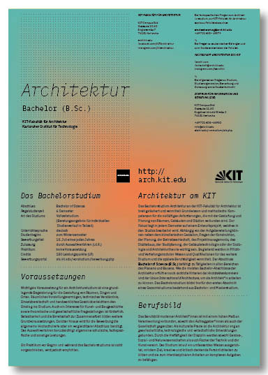 Flyer Architektur