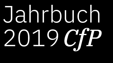 Jahrbuch 2019 – Call for Papers